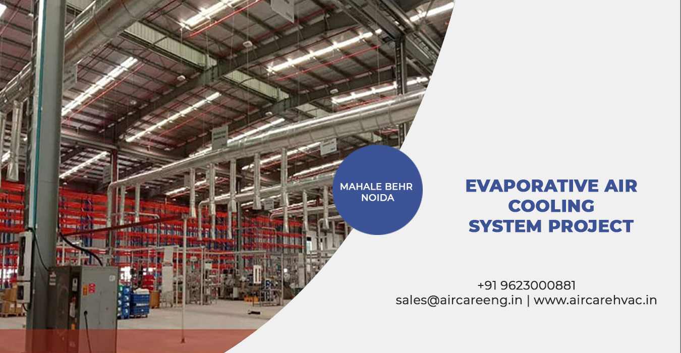 Industrial evaporative cooling system